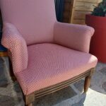 Fauteuil Anglais grain de café